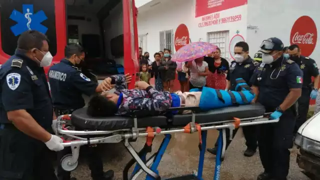 El responsable del accidente no respetó un señalamiento de alto