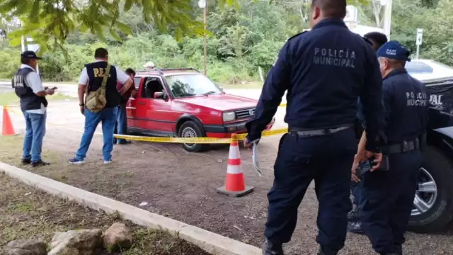 Autoridades acordonaron el área para el levantamiento del cuerpo