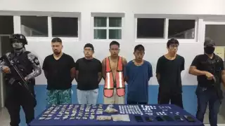 La Policía Quintana Roo indicó que los detenidos quedaron a disposición del Ministerio Público de Tulum