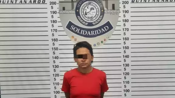 La mujer fue detenida por autoridades del Cereso