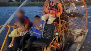 Los migrantes hondureños lograron ser salvados