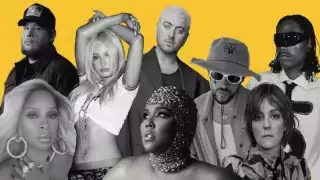 Diversos trajes, vestidos y ropas se usaron esta tarde en la alfombra roja de los Premios Grammy 2023