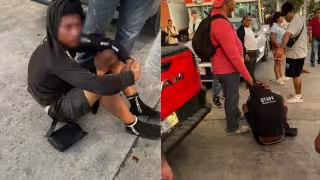 Vecinos retienen a presunto ladrón en el Centro de Playa del Carmen