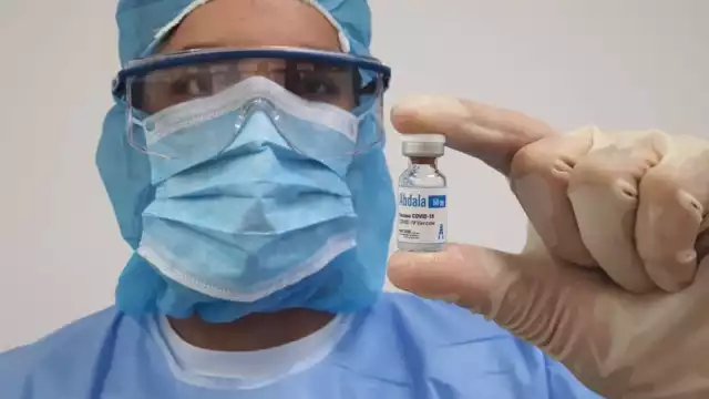 Una dosis de la va vacuna Abdala