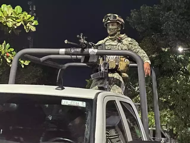 Elementos de la Secretaría de Marina encabezaron el operativo.