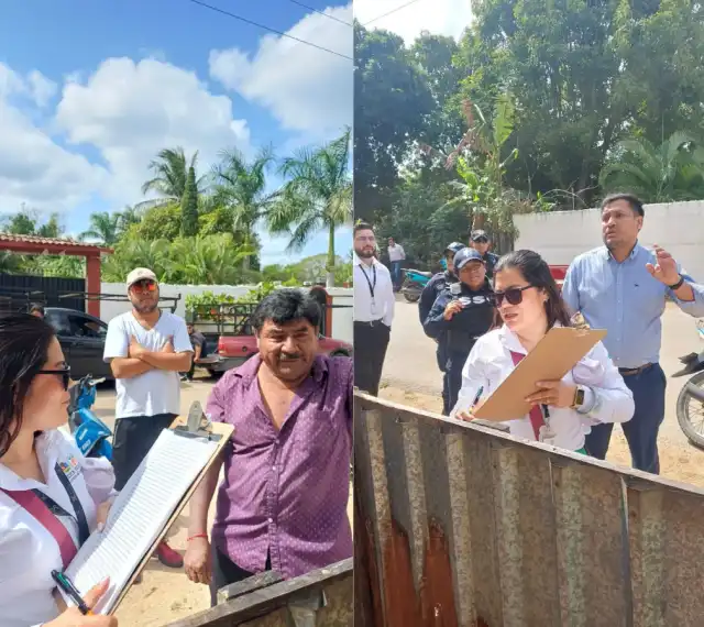 Intento de desalojo en vivienda con menores genera tensión en Bacalar