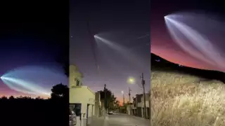 El cohete Falcon 9, del ahora dueño de Twitter, Elon Musk, se pudo apreciar sobre los cielos de Zacatecas y Sinaloa
