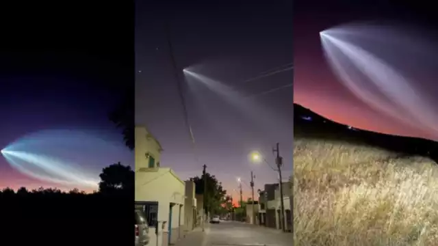 El cohete Falcon 9, del ahora dueño de Twitter, Elon Musk, se pudo apreciar sobre los cielos de Zacatecas y Sinaloa