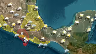 Se forma depresión tropical Dos-E; el lunes tocaría tierra y estos municipios están en riesgo