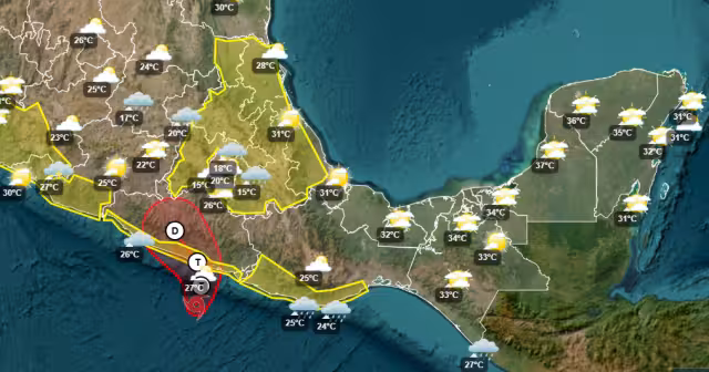 Las costas de Guerrero serán las más afectadas por este fenómeno.