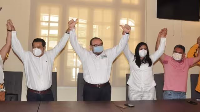 El senador yucateco Jorge Carlos Ramírez Marín destacó que  es la primera vez que un partido distinto al PRI lo apoya en una candidatura