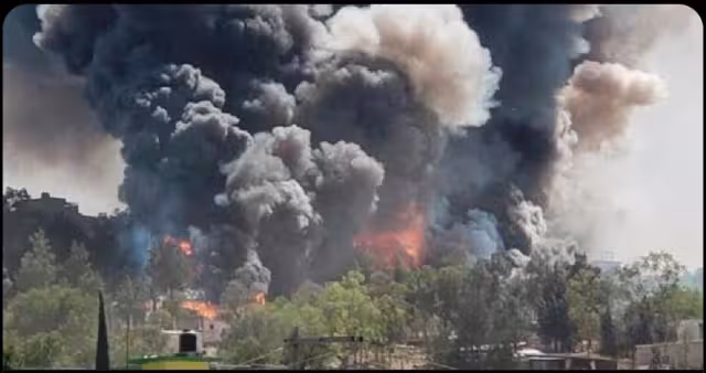 Una fuerte explosión se registró en puebla en un taller de pirotecnia
