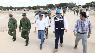 Mauricio Vila recorrió el Gran Parque de La Plancha para supervisar los avances