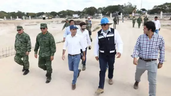 Mauricio Vila recorrió el Gran Parque de La Plancha para supervisar los avances Mauricio Vila recorrió el Gran Parque de La Plancha para supervisar los avances