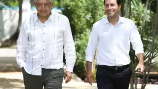 Mauricio Vila se reúne con AMLO para supervisar los trabajos del Tren Maya en Yucatán