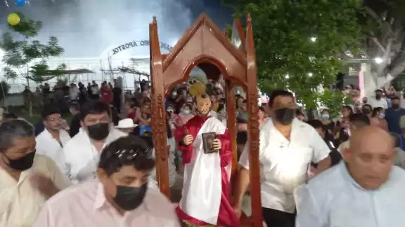 Católicos inician fiestas de San Pedro Apóstol en Huhi, Yucatán