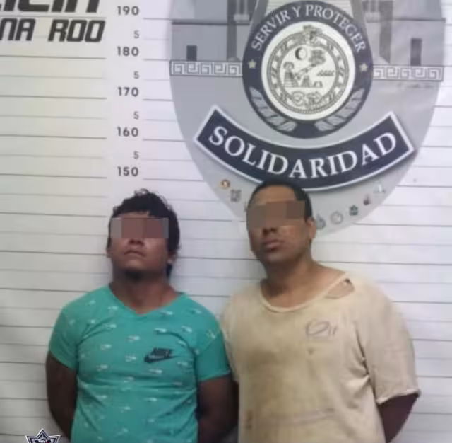 Los detenidos fueron identificados como José "N" y Vítor "N"