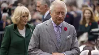 El joven que lanzó los huevos  fue detenido momentos después