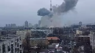 Los medios locales informaron que hubo varias explosiones en Kiev y que los canales de televisión ucranianos dejaron de transmitir poco después