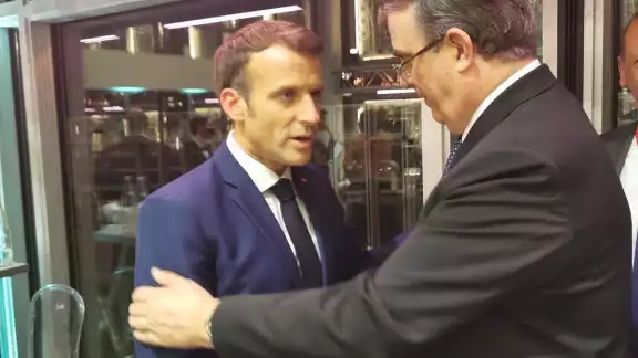 Marcelo Ebrard comparte su encuentro con el presidente de Francia Marcelo Ebrard comparte su encuentro con el presidente de Francia