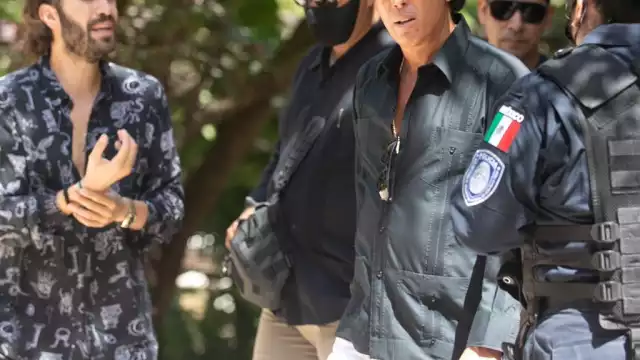 Tras lo ocurrido, el actor abandonó el lugar de los hechos