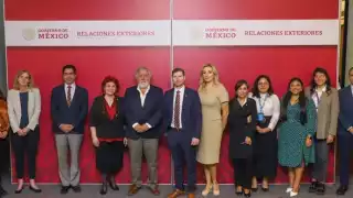 Los representantes de la ONU fueron recibidos por la Segob y SRE