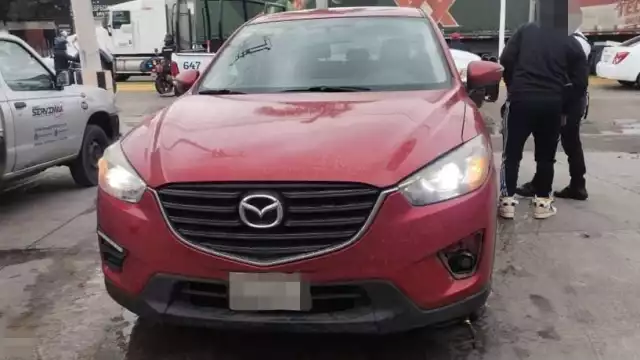 La camioneta recuperada portaba placas del Estado de Guerrero