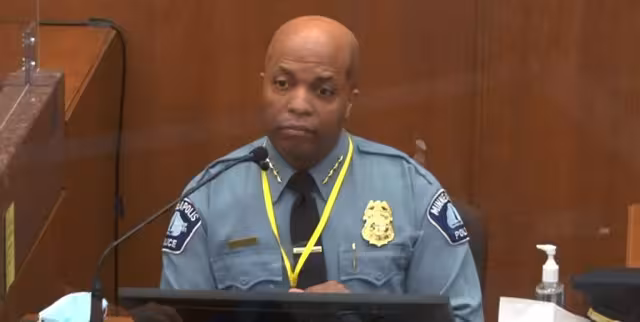 Medaria Arradondo, testificó este lunes en el juicio por la muerte del afroestadounidense George Floyd,