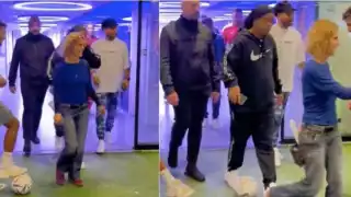 Al brasileño no le gustó ser víctima de una de sus características jugadas
