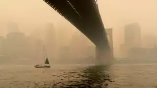 Mejora la calidad del aire en Nueva York y Washington luego de que el humo de los incendios en Canadá comenzara a disiparse