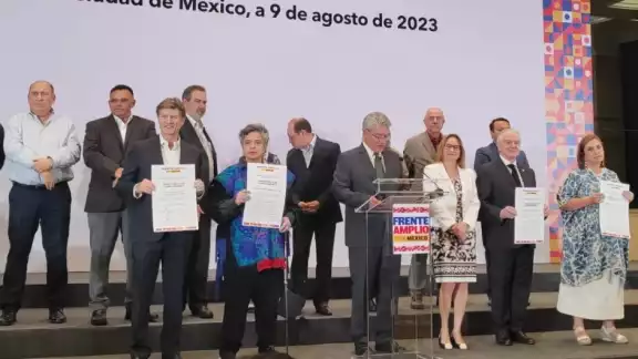 Ellos son los candidatos del Frente Amplio por México que participarán en el primer debate Ellos son los candidatos del Frente Amplio por México que participarán en el primer debate