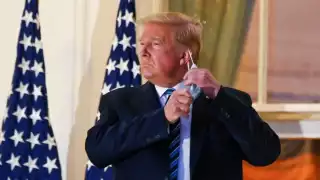 El presidente posó para las cámaras a su llegada a la Casa Blanca Foto: Reuters