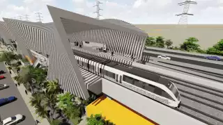 La forma arquitectónica de la estación del Tren Maya que se construirá en Playa del Carmen se basará en las olas