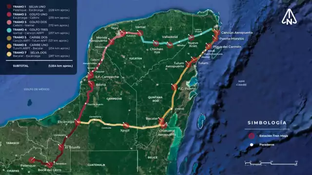 Uno de los cambios que se anunciaron en su momento, fue que el Tren Maya no pasará dentro de la ciudad de San Francisco de Campeche