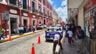 El sismo dañó en dos edificios del Centro de Mérida
