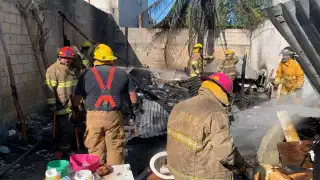 La vivienda quedó en cenizas
