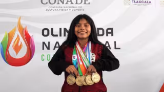 Yessica Jocabed, la patinadora de 12 años de Quintana Roo que conquistó cinco oros en la Olimpiada Nacional