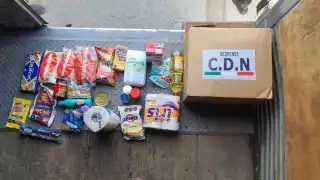 Estas son las despensas que fueron decomisadas