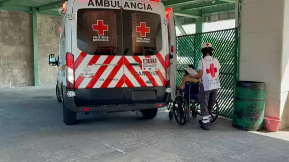 La mujer fue trasladada al Hospital General de Ciudad del Carmen La mujer fue trasladada al Hospital General de Ciudad del Carmen