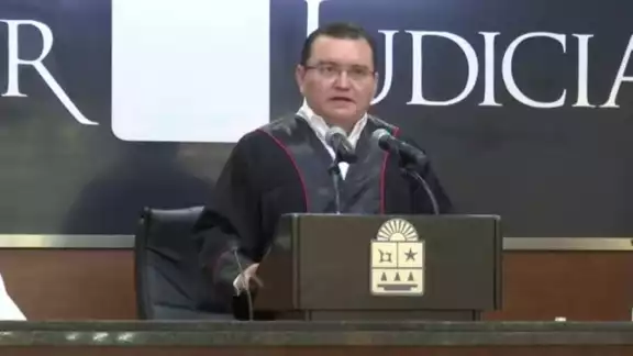 Este fue su último informe de labores como magistrado del tribunal Este fue su último informe de labores como magistrado del tribunal
