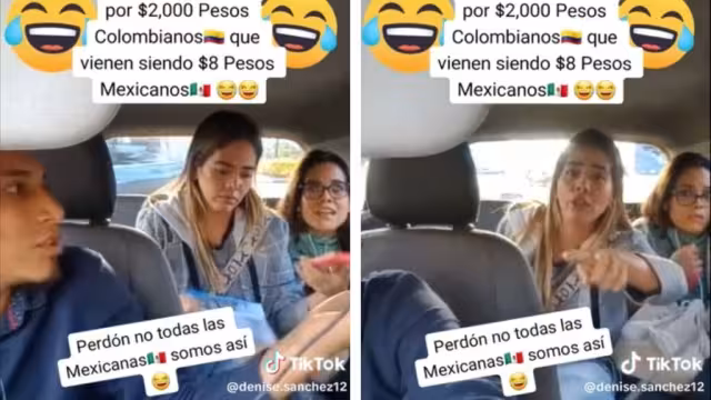 Turistas mexicanas se vuelven virales por 8 pesos: tienen altercado con taxista en Colombia
