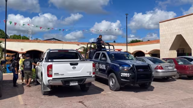 El ladrón escapo en una combi de transporte público