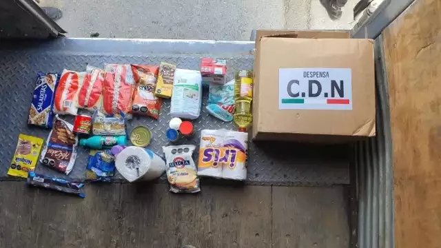 Estas son las despensas que fueron decomisadas