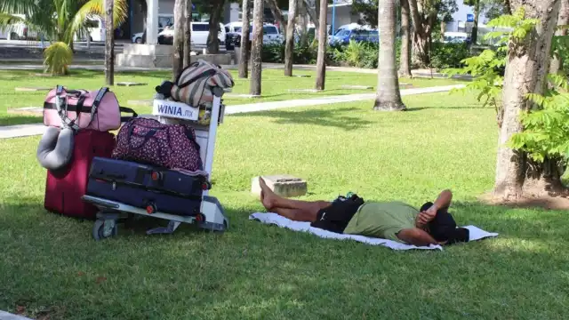 Roberto, uno de los turistas afectados