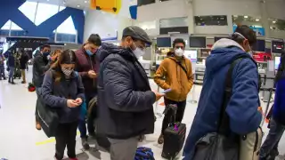 En la aeronave de la FAM también viajan personas de Ecuador, Perú, Australia, Ucrania y un perro salchicha