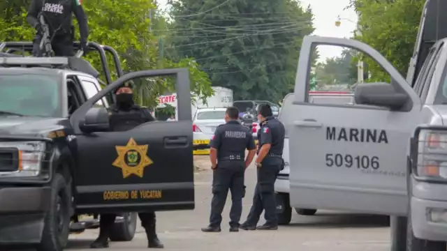 Dos personas fueron detenidas en el operativo en Mérida