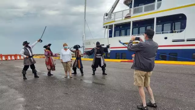 Los turistas disfrutaron en las costas campechanas