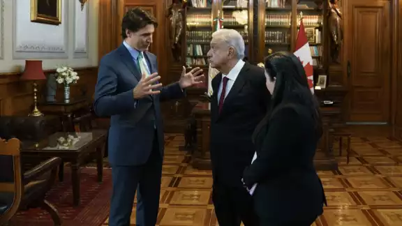 Justin Trudeau reconoció que sostuvo una buena reunión de trabajo con Andrés Manuel López Obrador a su visita a México Justin Trudeau reconoció que sostuvo una buena reunión de trabajo con Andrés Manuel López Obrador a su visita a México