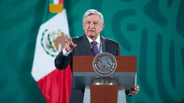 AMLO, durante su conferencia de prensa