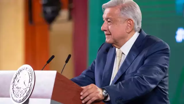 López Obrador, durante su conferencia de prensa

